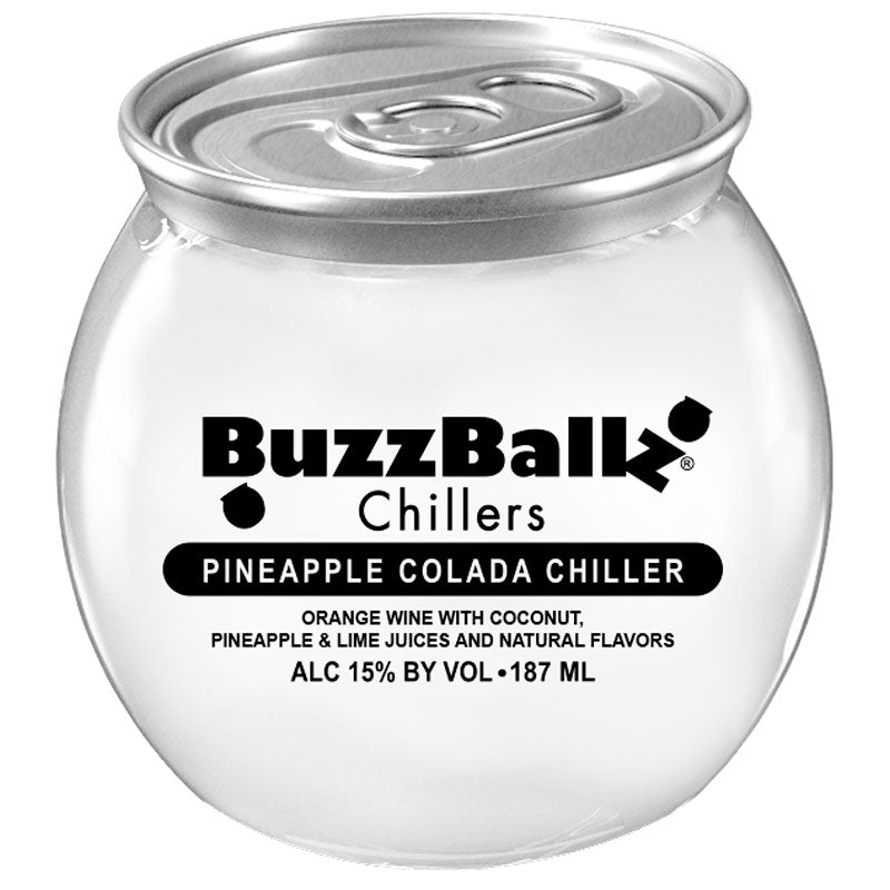 BuzzBallz Pineapple Colada Chillers Full Case 24/187ml