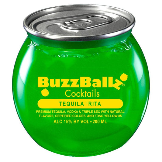 BuzzBallz Tequila Rita Cocktails Full Case 24/200ml