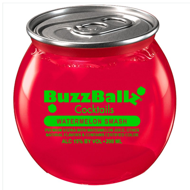 BuzzBallz Watermelon Smash Cocktails 200ml