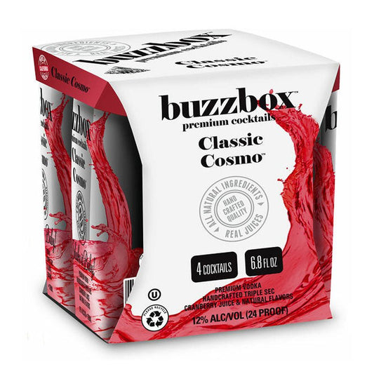 Buzzbox Classic Cosmo Cocktails 4/200ml