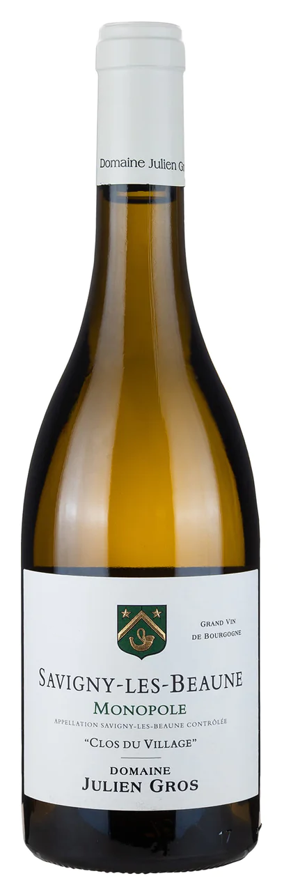 Domaine Julien Gros Savigny-les-Beaune Clos du Village Monopole Blanc 2018  Front Bottle Shot