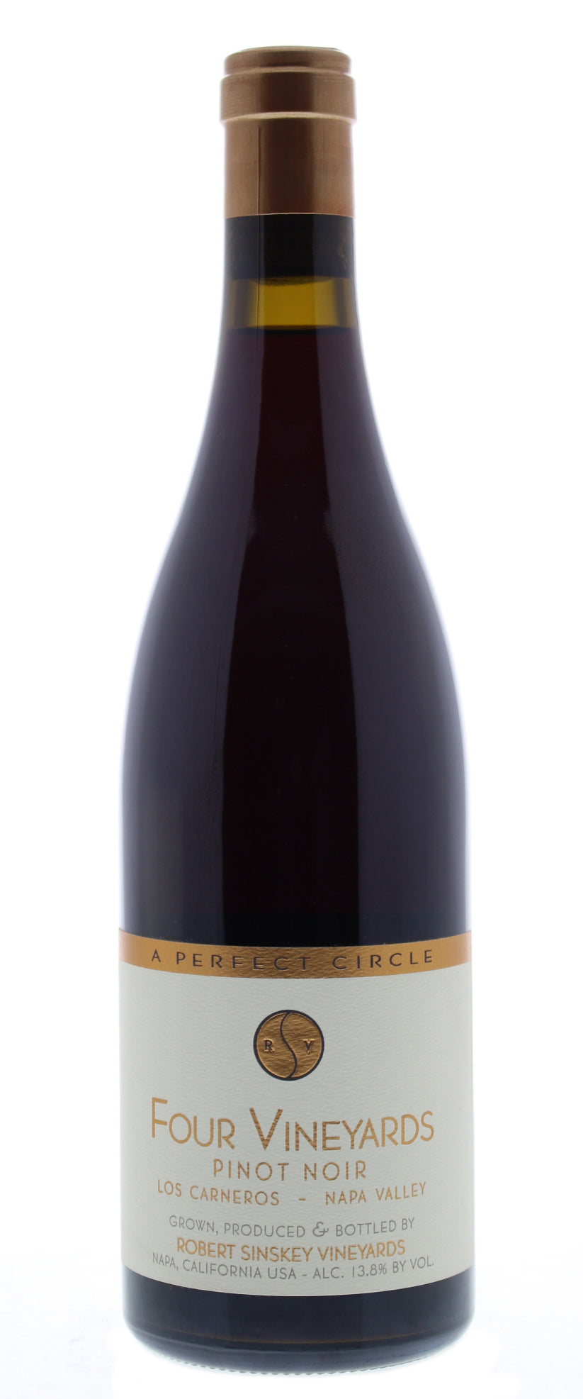Robert Sinskey Four Vineyards Pinot Noir 2017  Front Bottle Shot