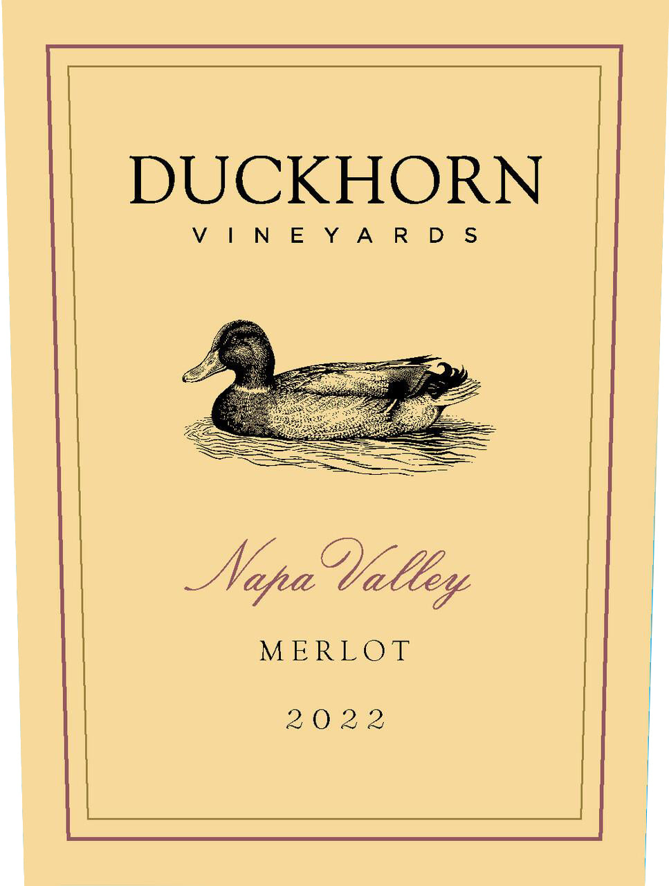 Duckhorn Napa Valley Merlot (3 Liter Bottle) 2022