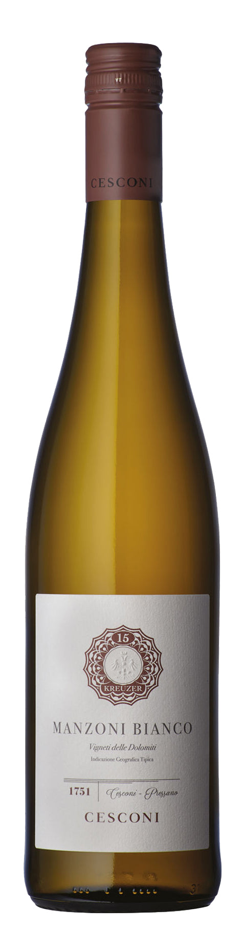 Cesconi Manzoni Bianco 2020  Front Bottle Shot