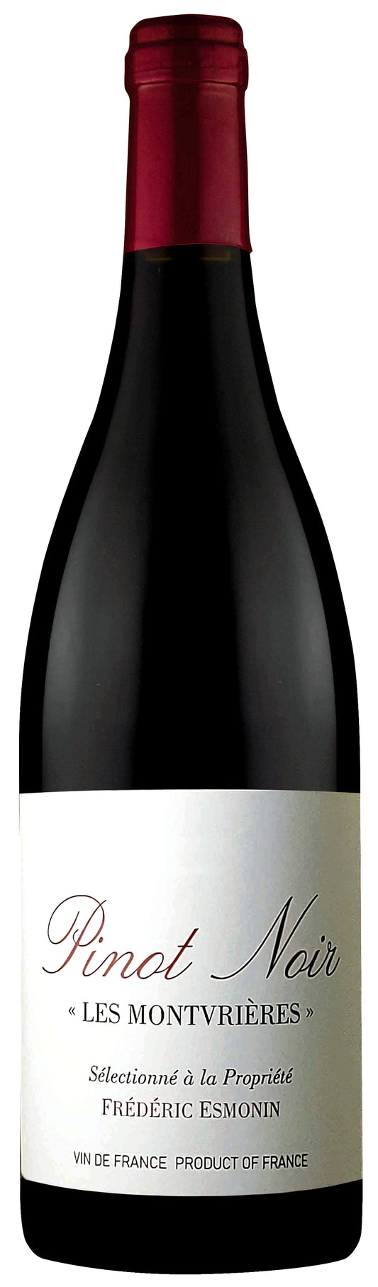 Frederic Esmonin Les Montvrieres Pinot Noir 2022  Front Bottle Shot