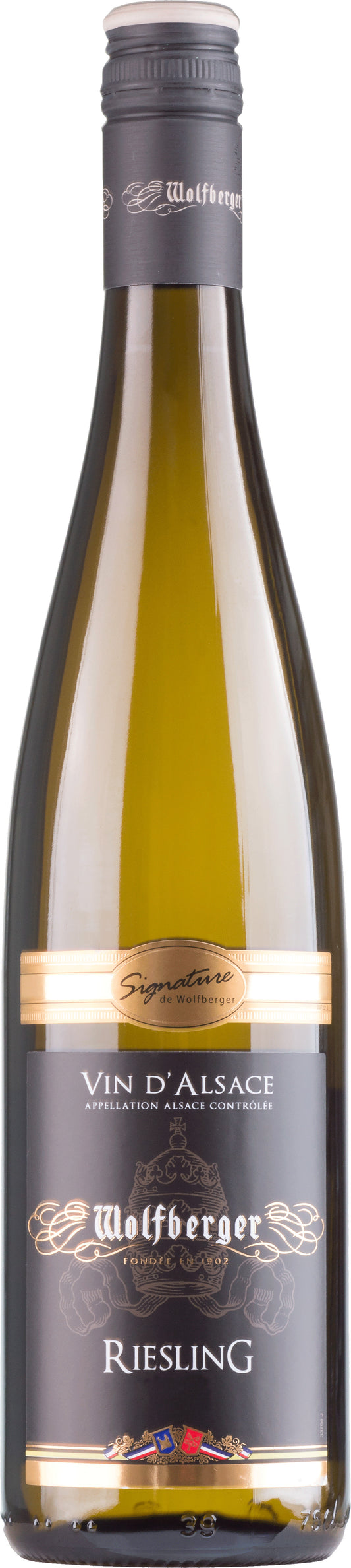 Wolfberger Riesling 2021  Front Bottle Shot