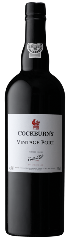 Cockburn's Vintage Port 2017  Front Bottle Shot
