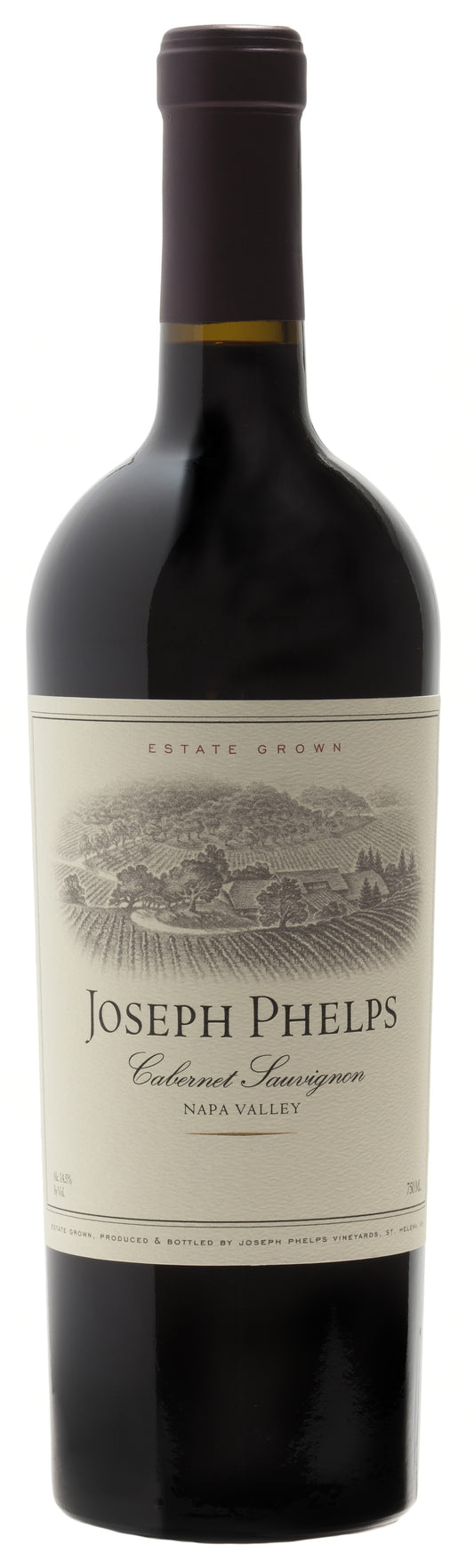 Joseph Phelps Cabernet Sauvignon 2021  Front Bottle Shot