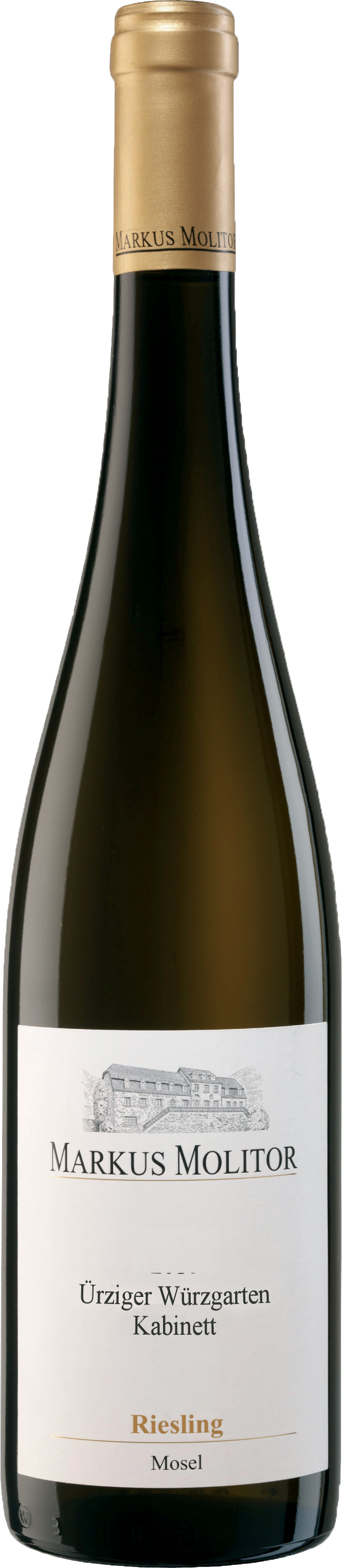 Markus Molitor Urziger Wurzgarten Riesling Kabinett 2020  Front Bottle Shot