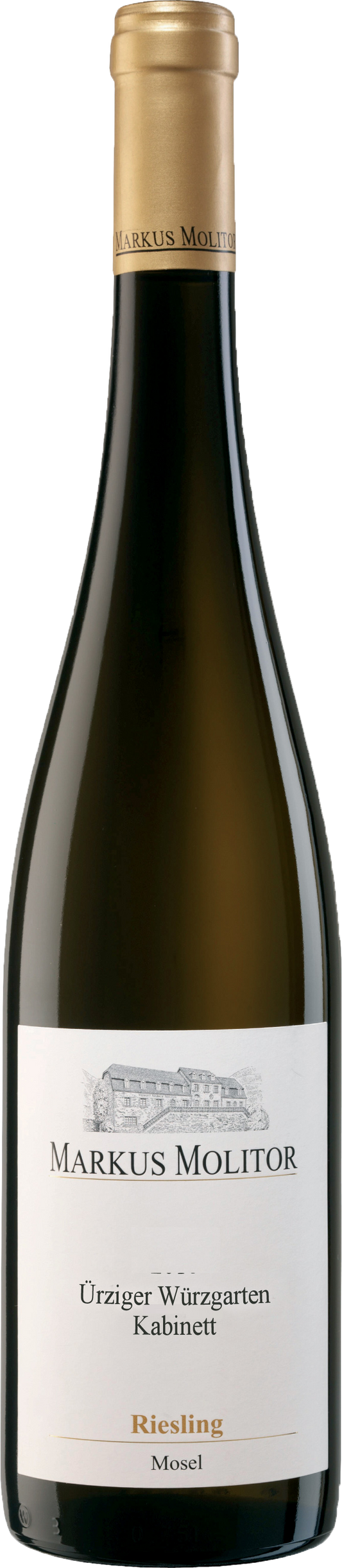 Markus Molitor Urziger Wurzgarten Riesling Kabinett 2020  Front Bottle Shot
