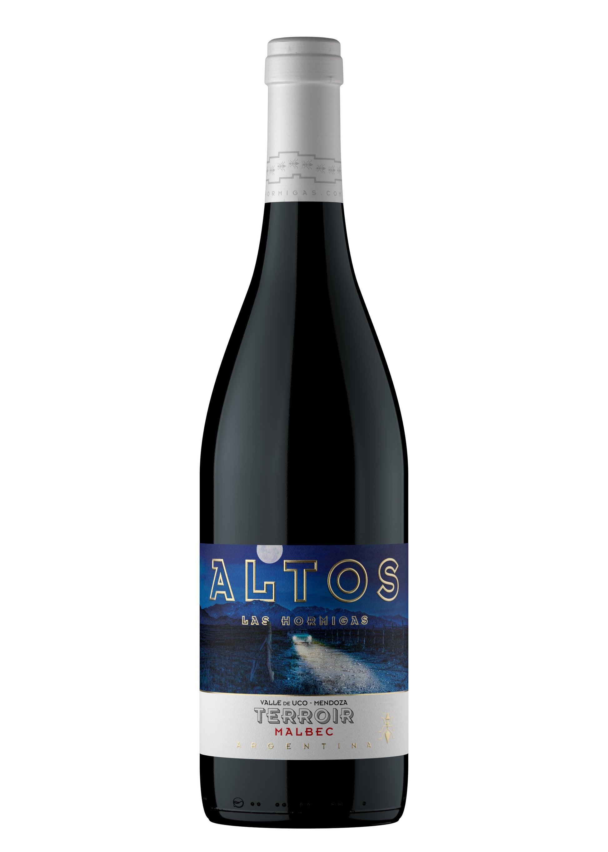 Altos Las Hormigas Uco Valley Terroir Malbec 2022  Front Bottle Shot