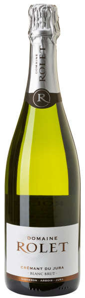 Domaine Rolet Cremant du Jura Blanc Brut  Front Bottle Shot