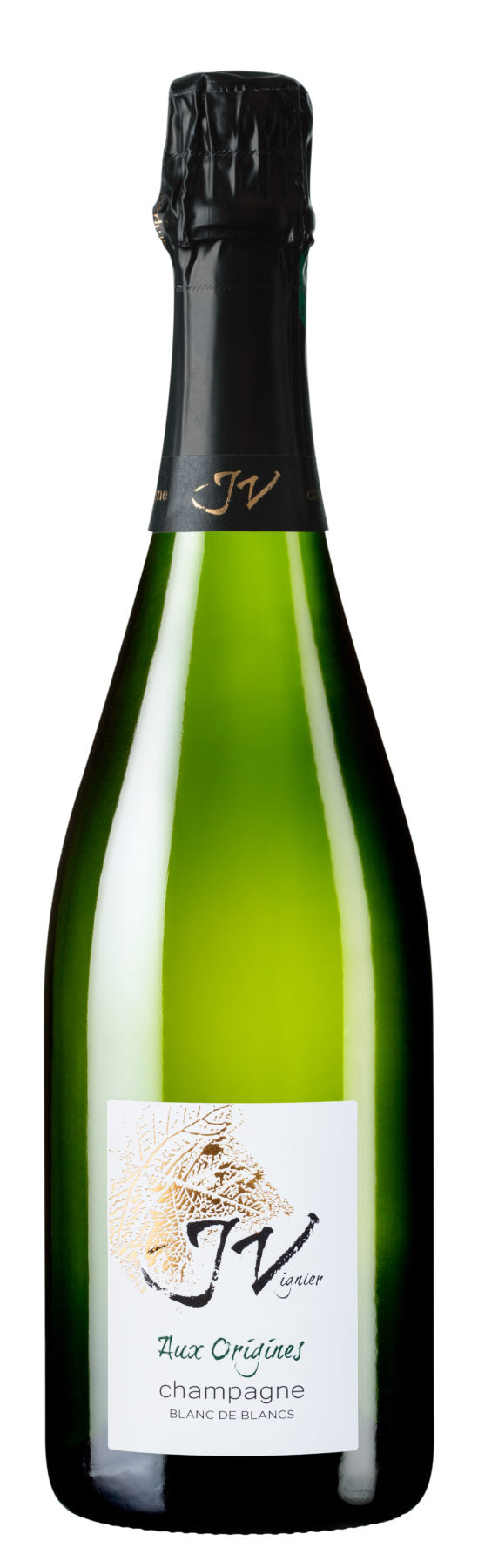 J. Vignier Aux Origines Blanc de Blancs Brut  Front Bottle Shot