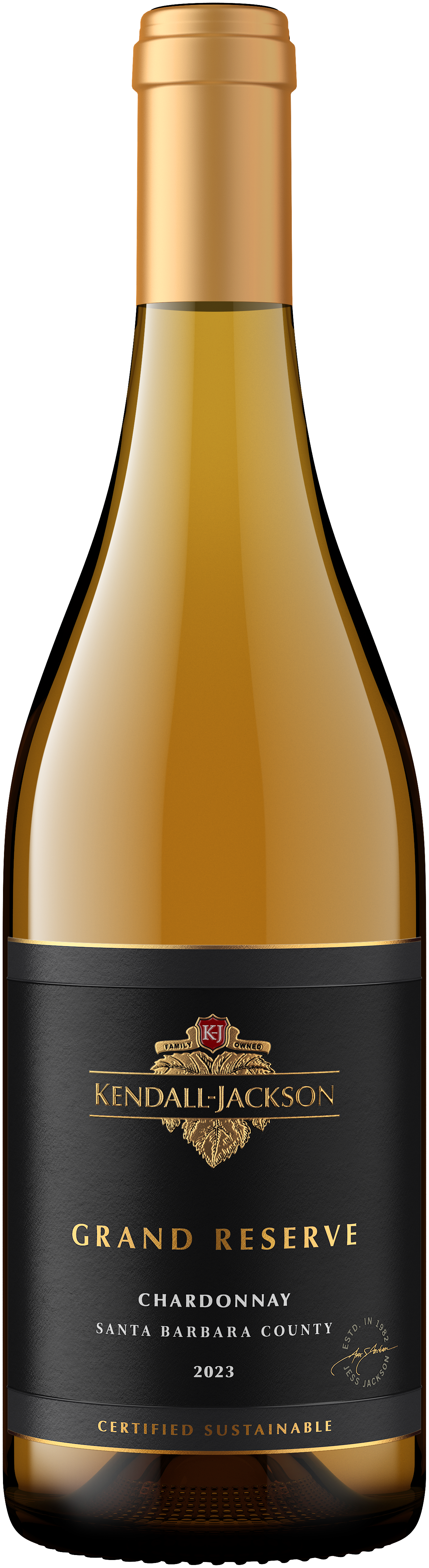 Kendall-Jackson Grand Reserve Chardonnay 2023  Front Bottle Shot