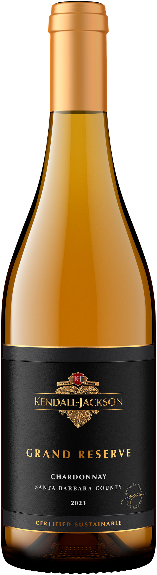 Kendall-Jackson Grand Reserve Chardonnay 2023  Front Bottle Shot