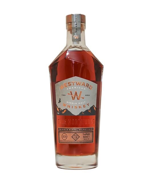 WESTWARD AMERICAN SINGLE MALT SINGLE BARREL S1B16 750 ML