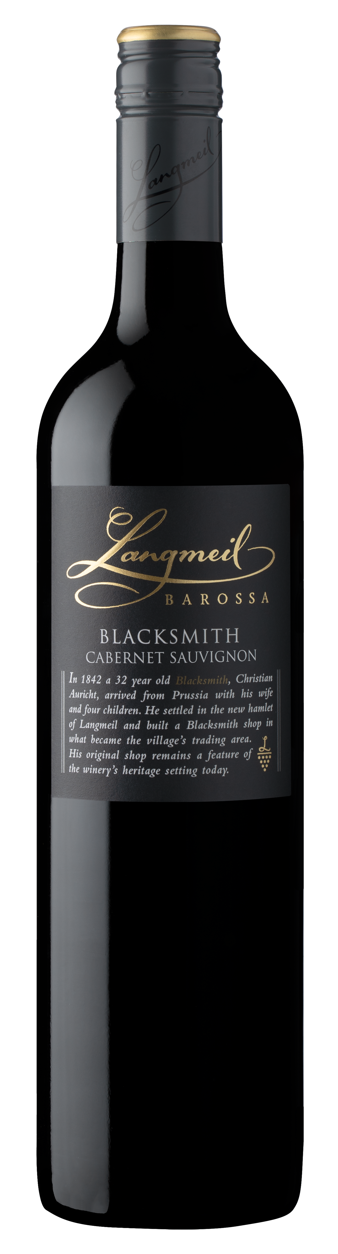 Langmeil The Blacksmith Cabernet Sauvignon 2019  Front Bottle Shot