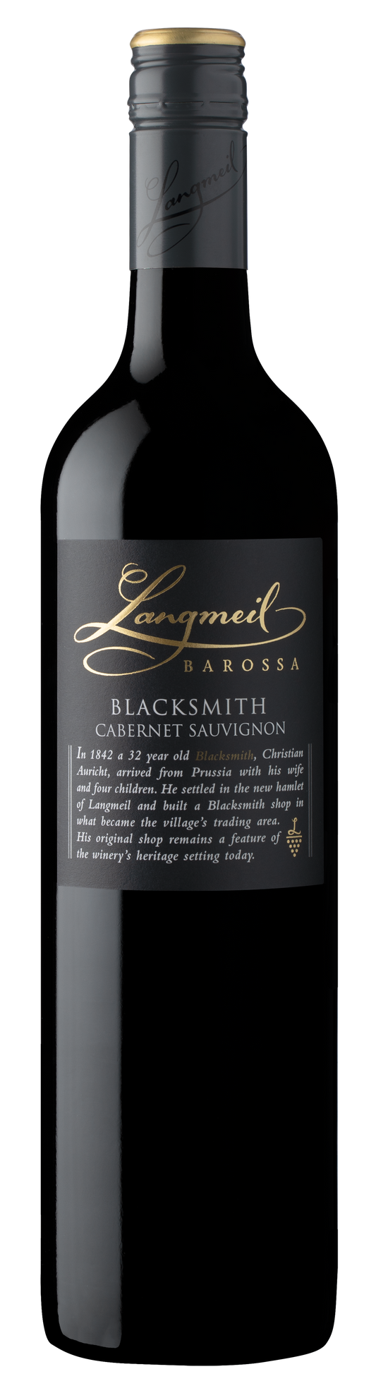 Langmeil The Blacksmith Cabernet Sauvignon 2019  Front Bottle Shot