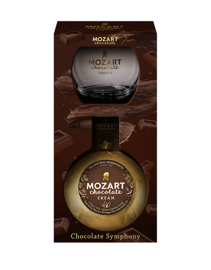 MOZART CHOCOLATE CREAM GIFT SET WITH TUMBLER 750 ML