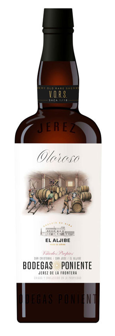 Bodegas Poniente Oloroso Sherry  Front Bottle Shot