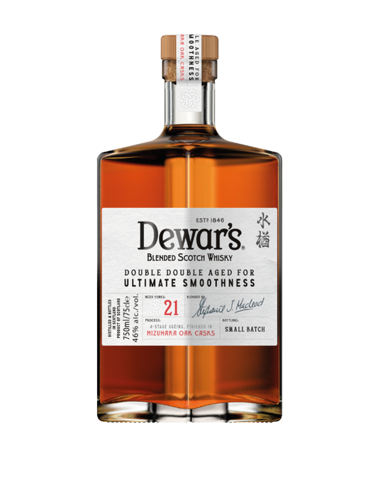 DEWAR'S DOUBLE DOUBLE 21 YEAR OLD MIZUNARA SCOTCH WHISKY 750 ML