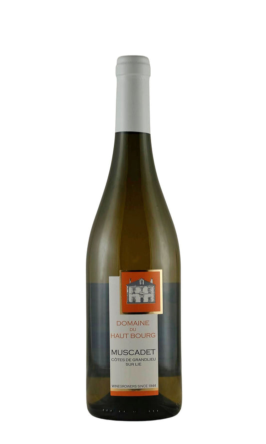 Domaine du Haut Bourg Cotes de Grandlieu Muscadet Sur Lie 2022  Front Bottle Shot