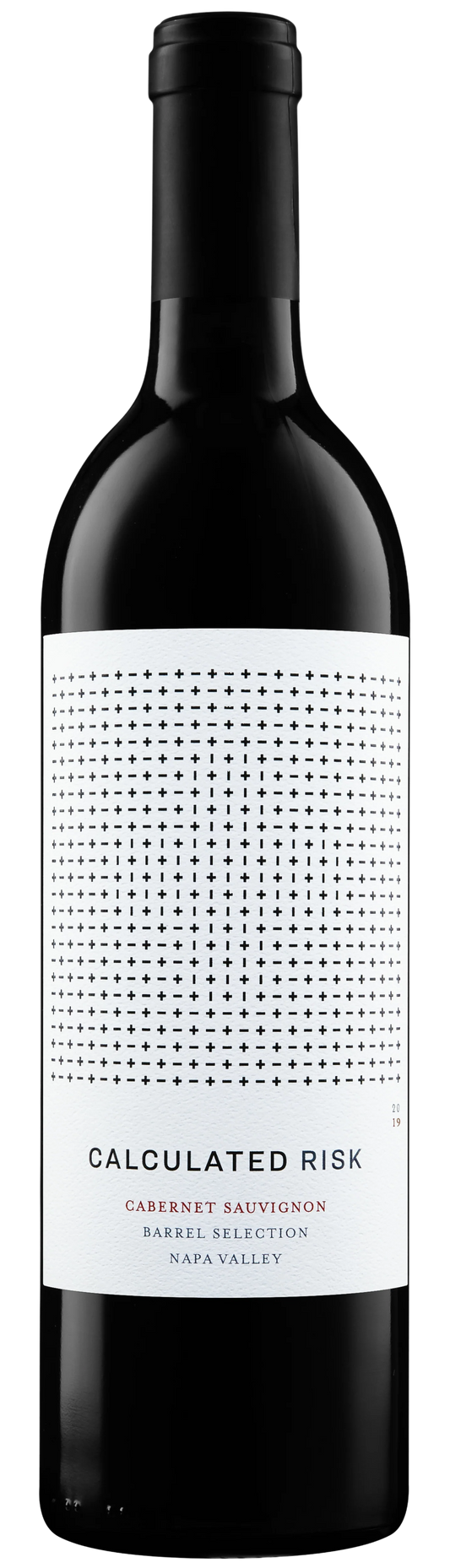Calculated Risk Barrel Selection Cabernet Sauvignon 2019  Front Bottle Shot