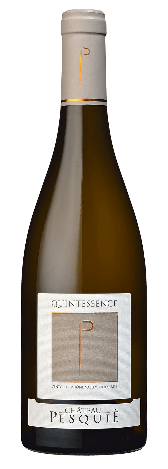 Chateau Pesquie Quintessence Blanc 2022  Front Bottle Shot