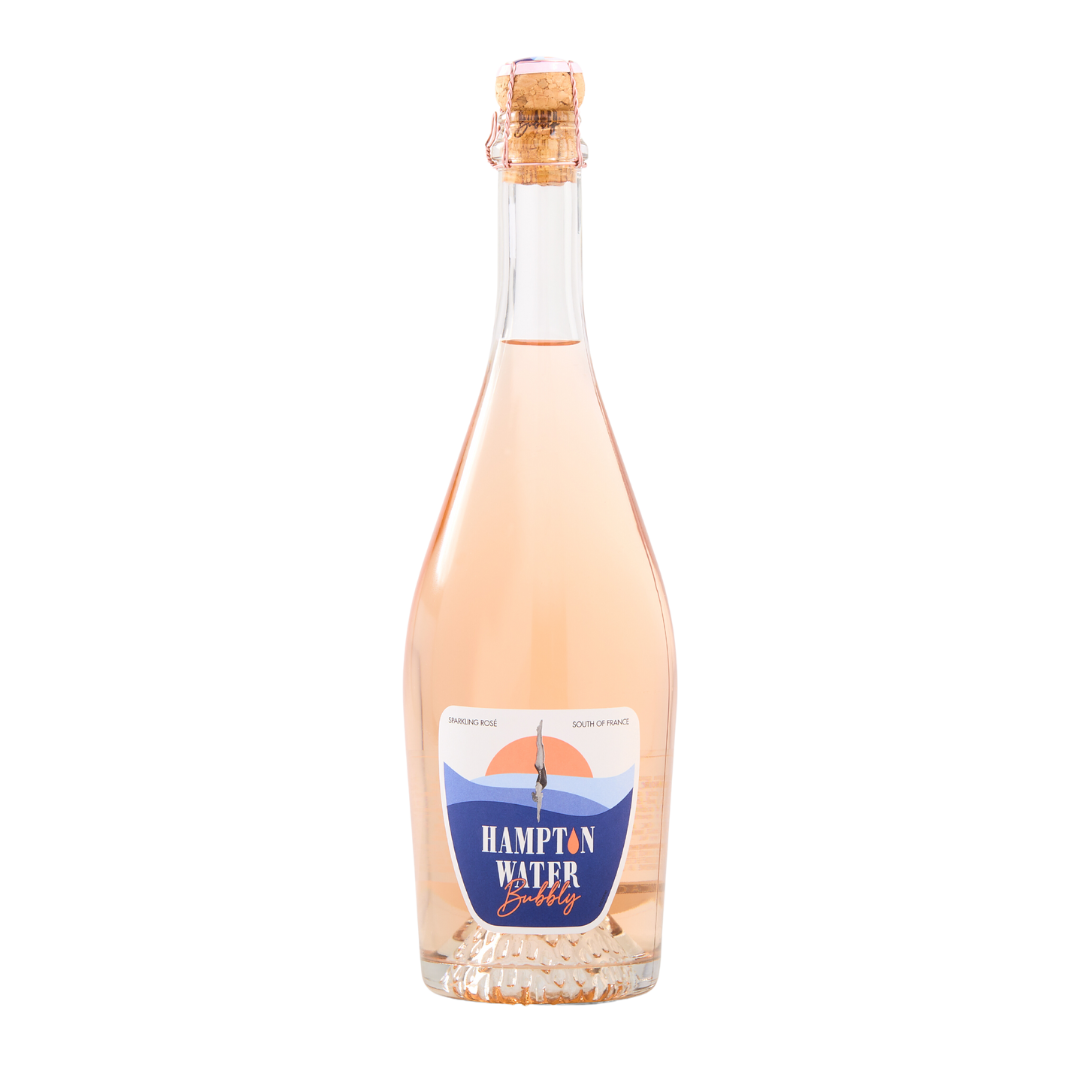 Hampton Water Bubbly Rose  Front Bottle Shot