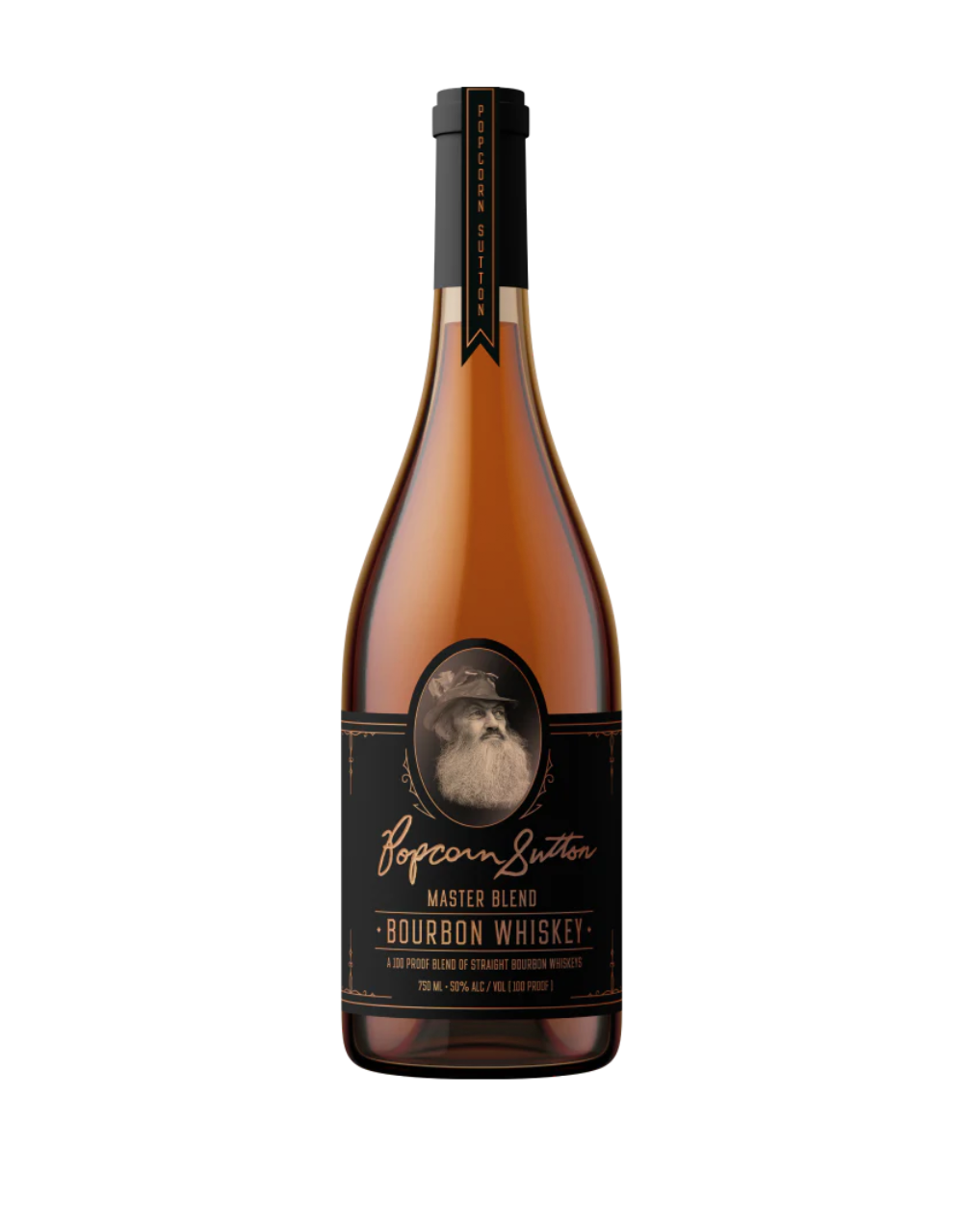 POPCORN SUTTON BOURBON WHISKEY 750 ML