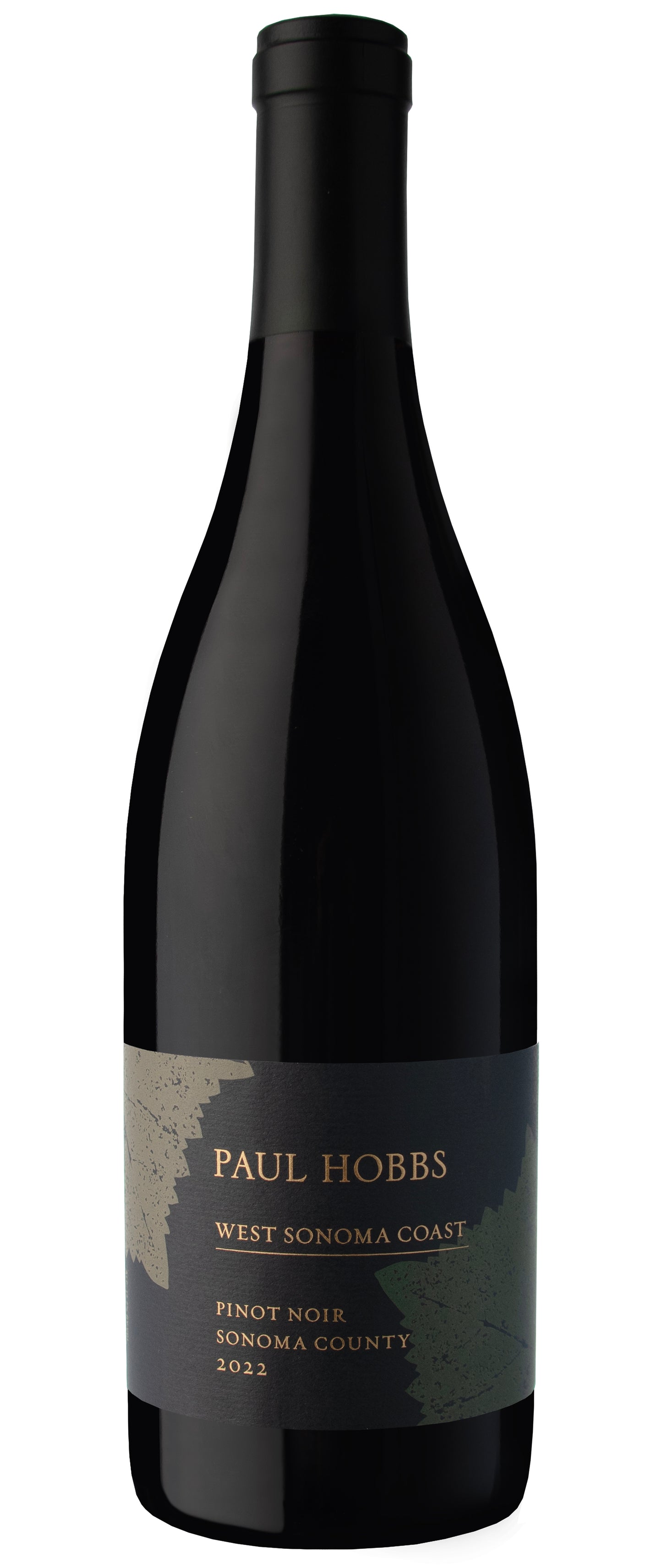 Paul Hobbs West Sonoma Coast Pinot Noir 2022  Front Bottle Shot