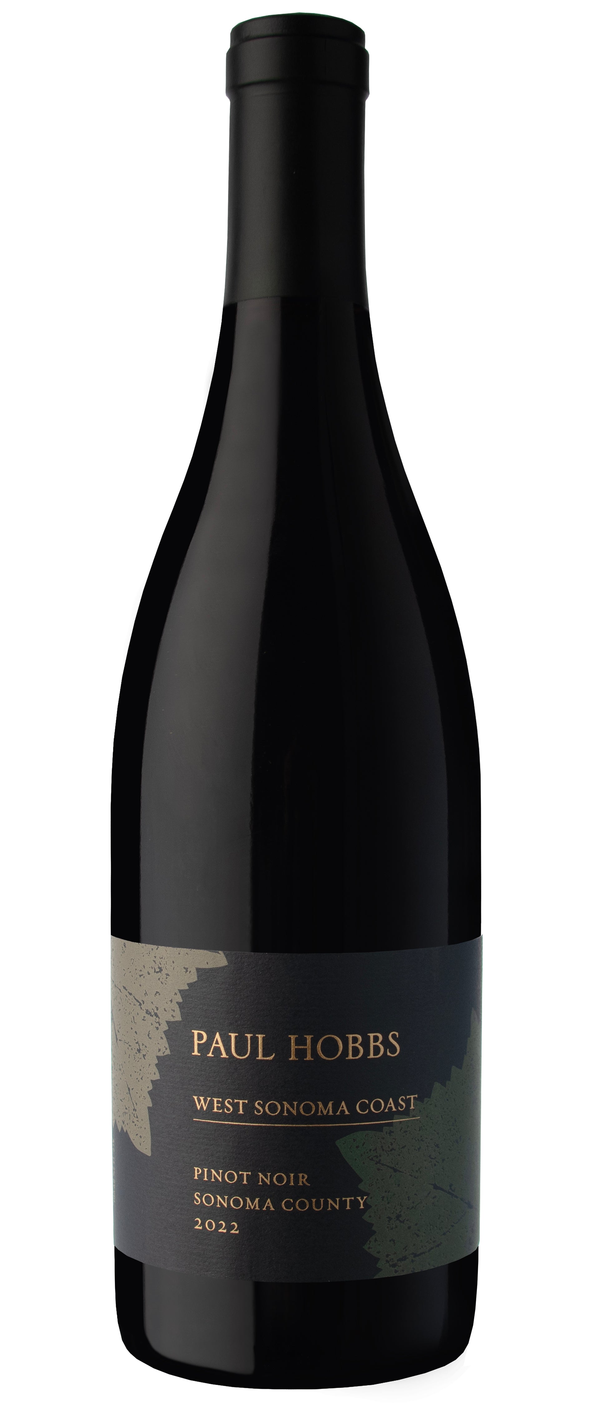 Paul Hobbs West Sonoma Coast Pinot Noir 2022  Front Bottle Shot