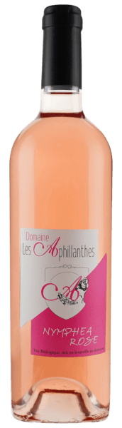 Domaine Les Aphillanthes Cotes du Rhone Nymphea Rose 2022  Front Bottle Shot