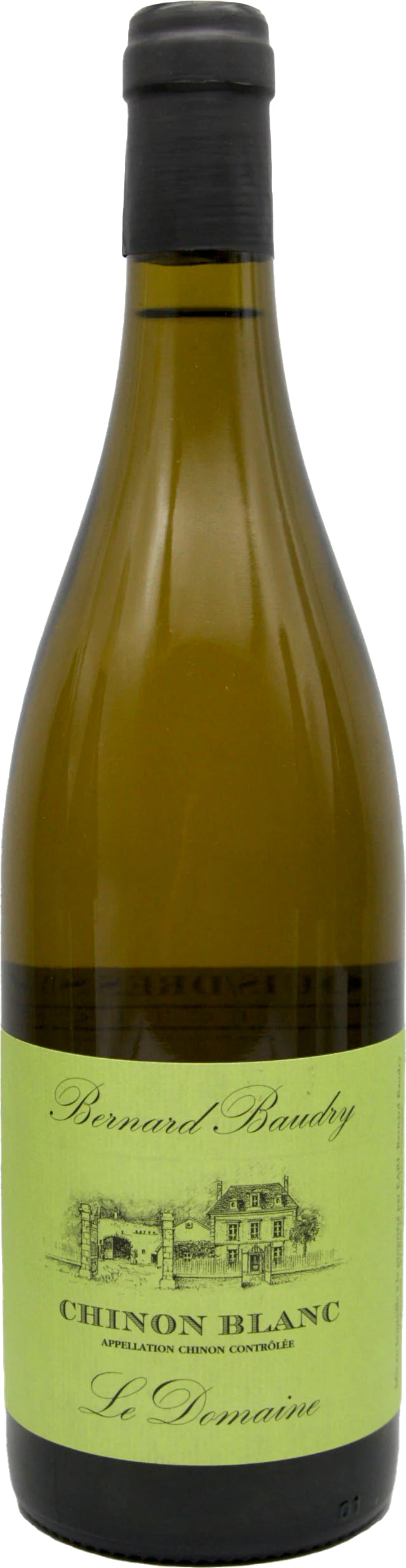 Bernard Baudry Chinon Blanc 2022  Front Bottle Shot