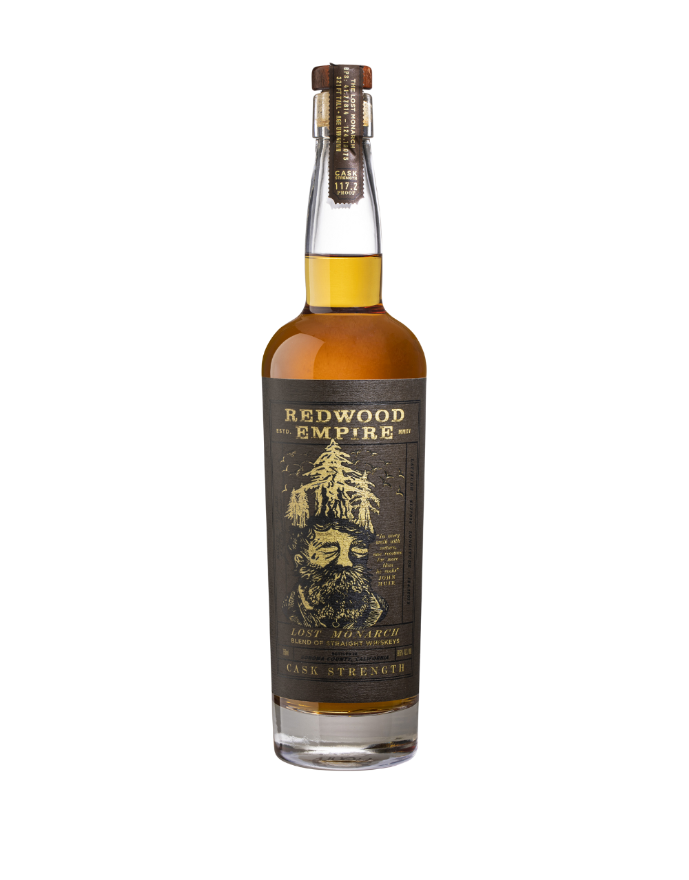 REDWOOD EMPIRE LOST MONARCH CASK STRENGTH WHISKEY BLEND 750 ML