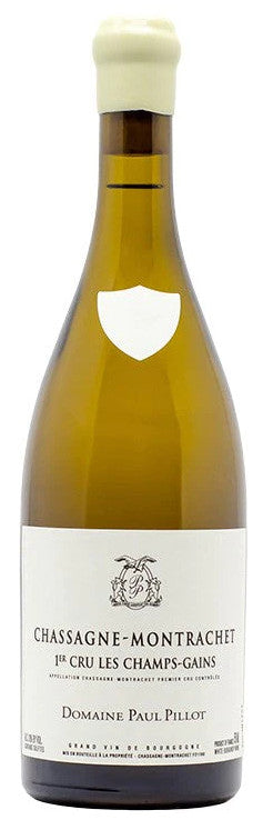Domaine Paul Pillot Chassagne-Montrachet Les Champs Gains Premier Cru 2022  Front Bottle Shot
