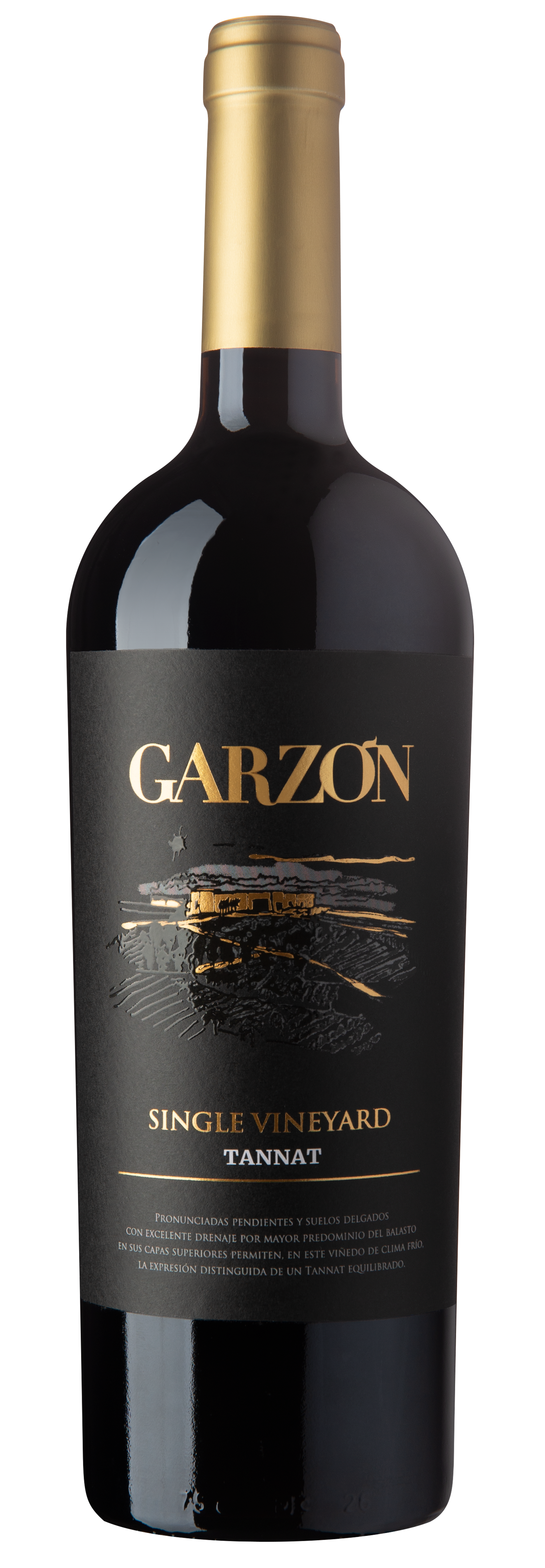 Bodega Garzon Uruguay Single Vineyard Tannat 2020  Front Bottle Shot