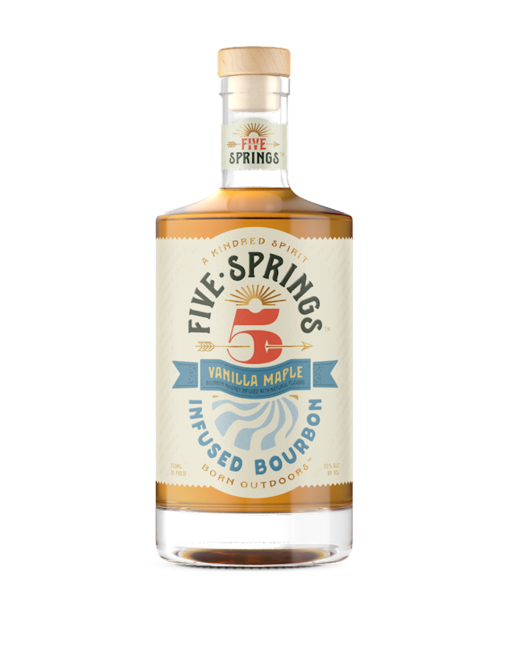 FIVE SPRINGS VANILLA MAPLE BOURBON 750 ML