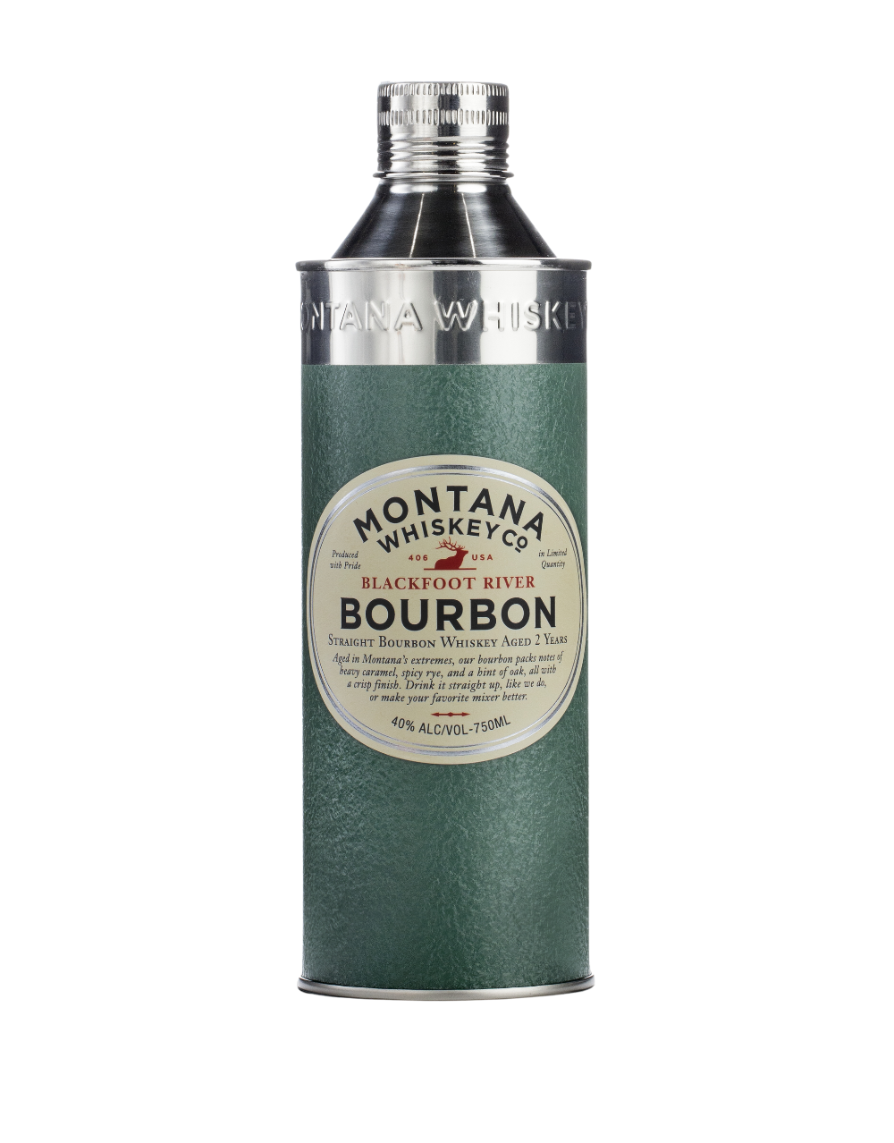 MONTANA WHISKEY CO BLACKFOOT RIVER BOURBON WHISKEY 750 ML