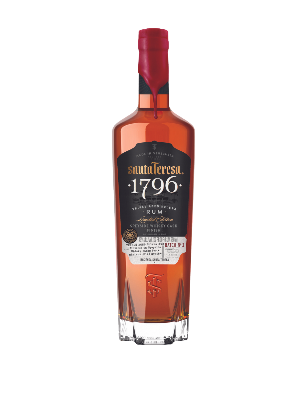 SANTA TERESA 1796 RUM SPEYSIDE WHISKY CASK FINISH 750 ML