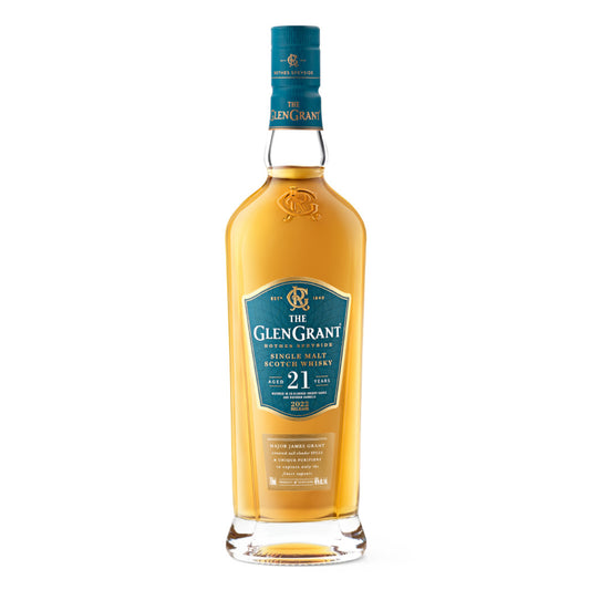 THE GLEN GRANT 21 YEAR OLD SINGLE MALT SCOTCH 750 ML