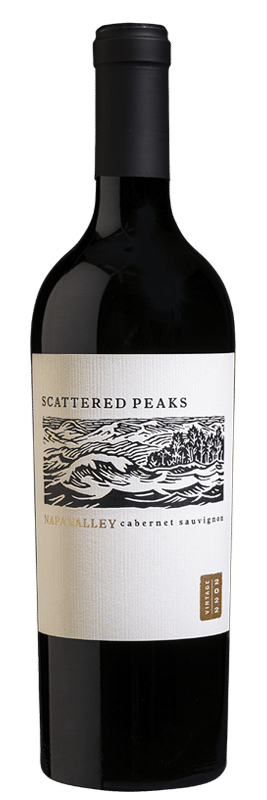 Scattered Peaks Cabernet Sauvignon 2022  Front Bottle Shot