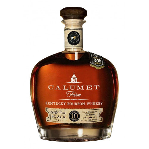 Calumet Farm 10 Year Old Single Rack Black Bourbon Whiskey