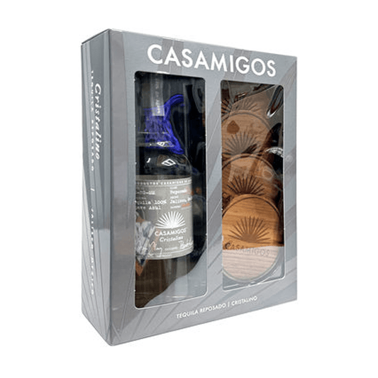 Casamigos Cristalino Reposado Gift Set with Coasters 750ml