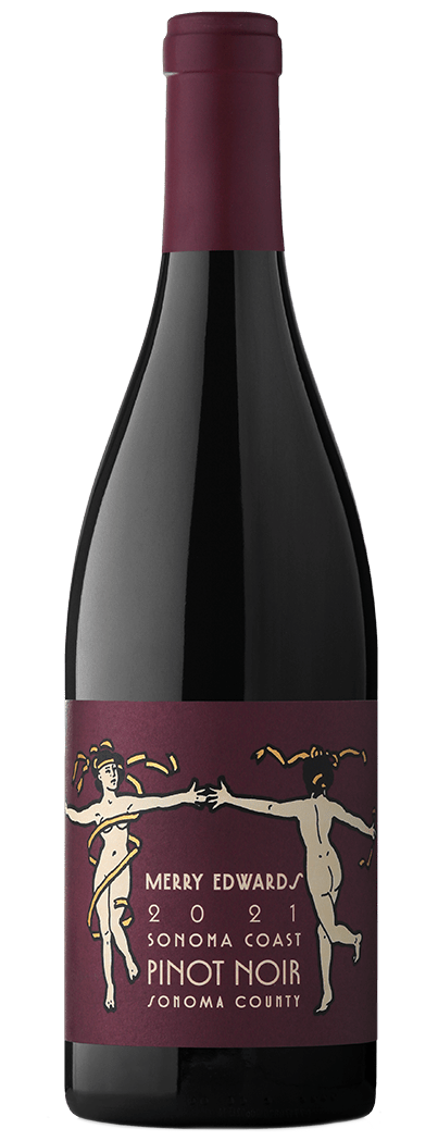 Merry Edwards Sonoma Coast Pinot Noir 2021  Front Bottle Shot