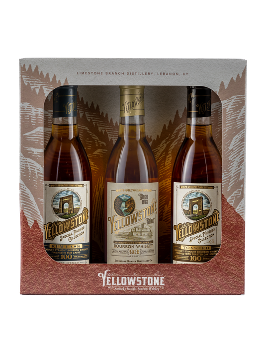 YELLOWSTONE BOURBON GIFTPACK 375 ML