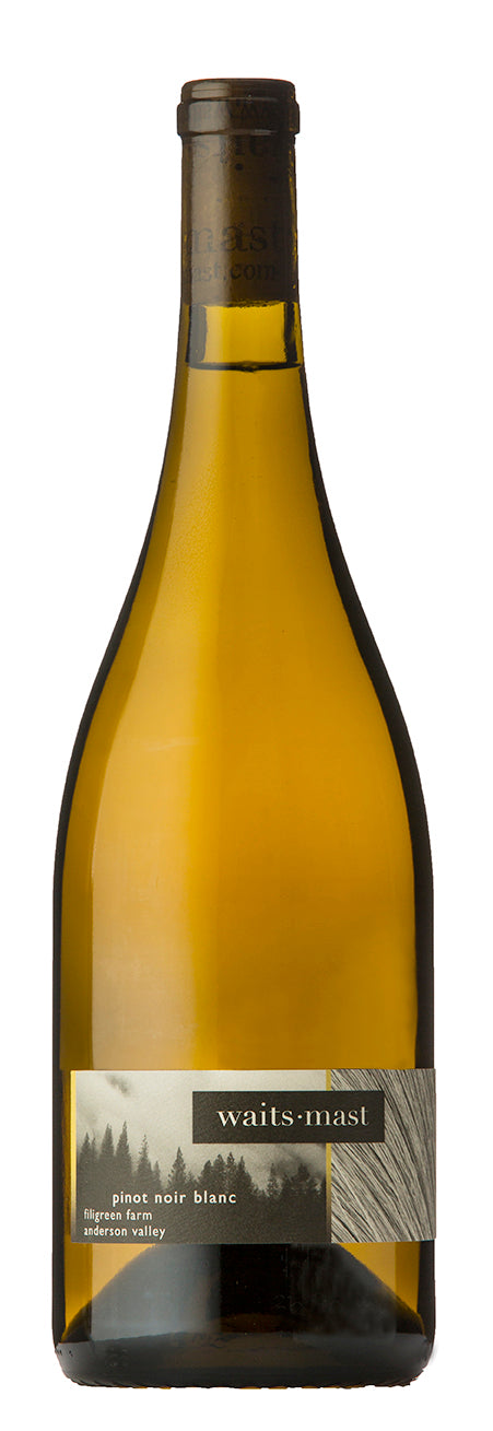 Waits-Mast Family Cellars Pinot Noir Blanc 2022  Front Bottle Shot