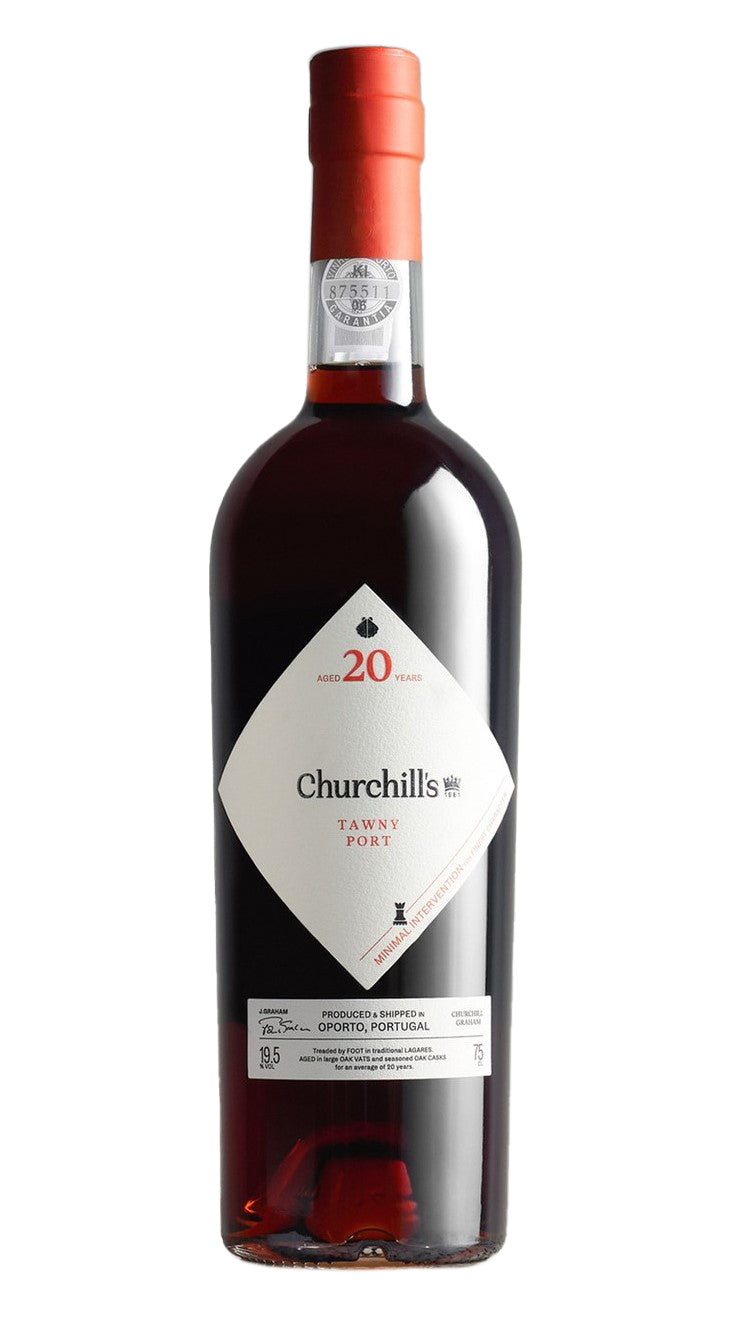 Churchill's 20 Year Old Tawny Port  Front Bottle Shot