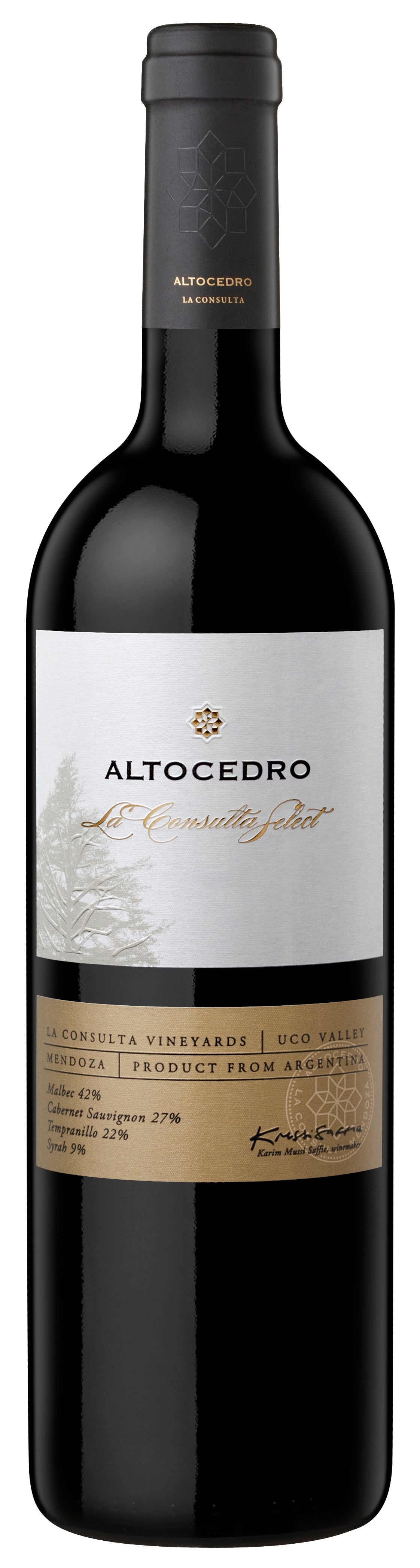Altocedro La Consulta Select 2020  Front Bottle Shot