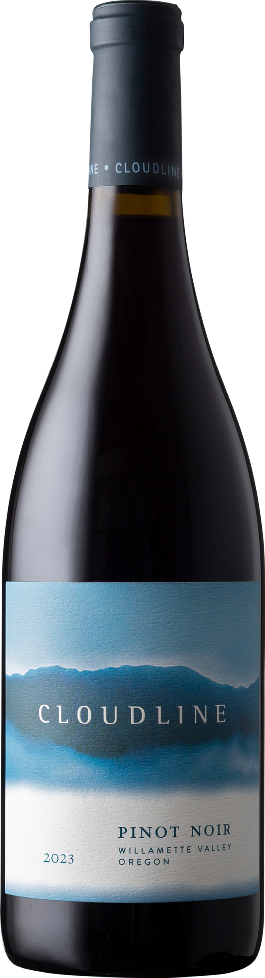 Cloudline Pinot Noir 2023  Front Bottle Shot